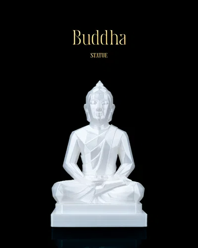 Estátua religiosa decorativa em impressão 3D